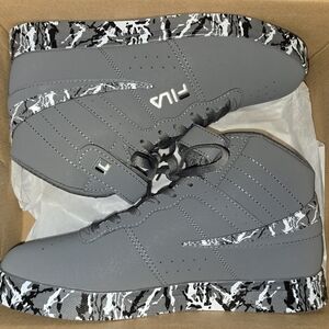 Fila Men's Gray High-Top Sneakers